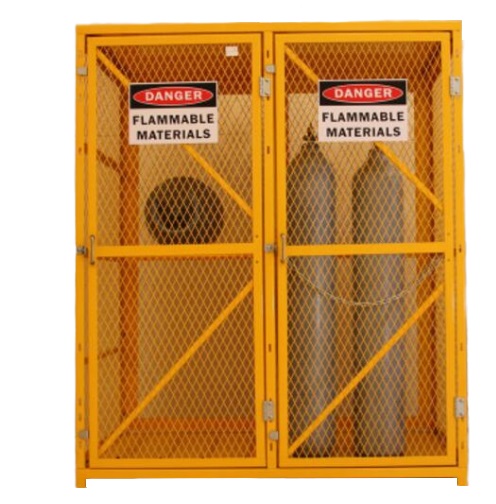 Gas cylinder storage cabinet 